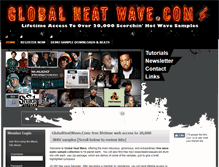 Tablet Screenshot of globalheatwave.com